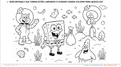 Missão Fundo do Mar – Bob Esponja e seus Amigos Salvando a Fenda do Biquíni!
