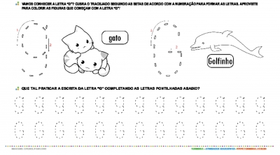 Letra G de forma maiúscula e minúscula