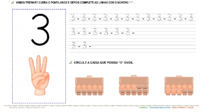 O Número “3” – Caligrafia